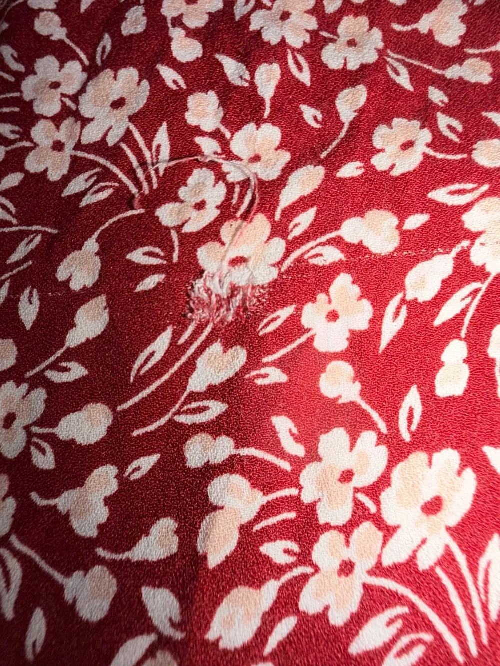 Reformation Zoe Red Flowered Midi Skirt Size 6 - Picture 7 of 7